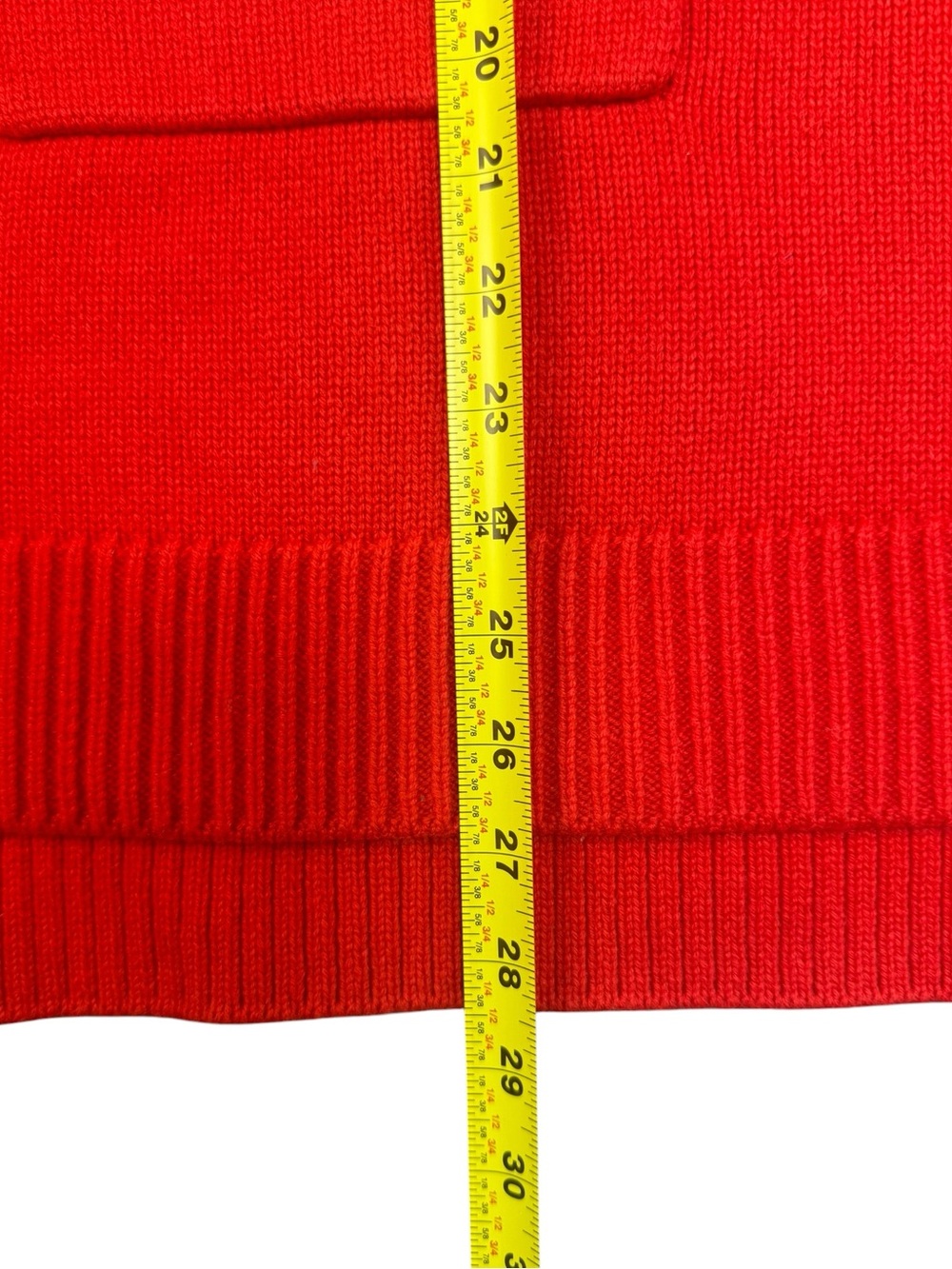 Tibi Cashmere Oversized Pullover Sweater in Ribbon Red, Size M/L - Picture 6 of 9